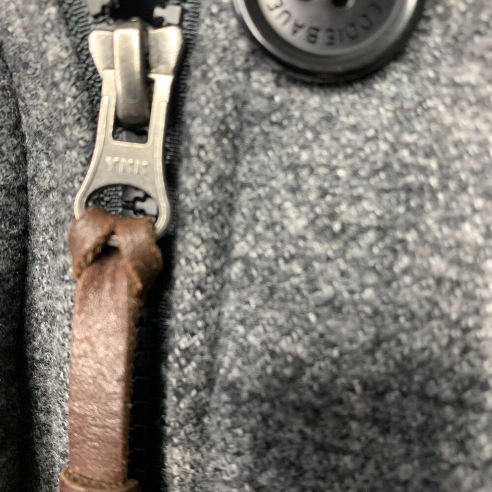 Eddie Bauer Womens Grey Wool-Blend Long Winter Coat – Zip & Button Front - Picture 4 of 16